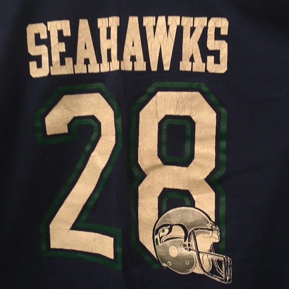 Retro Seattle Seahawks Champion T-Shirt! - Picture 4 of 5